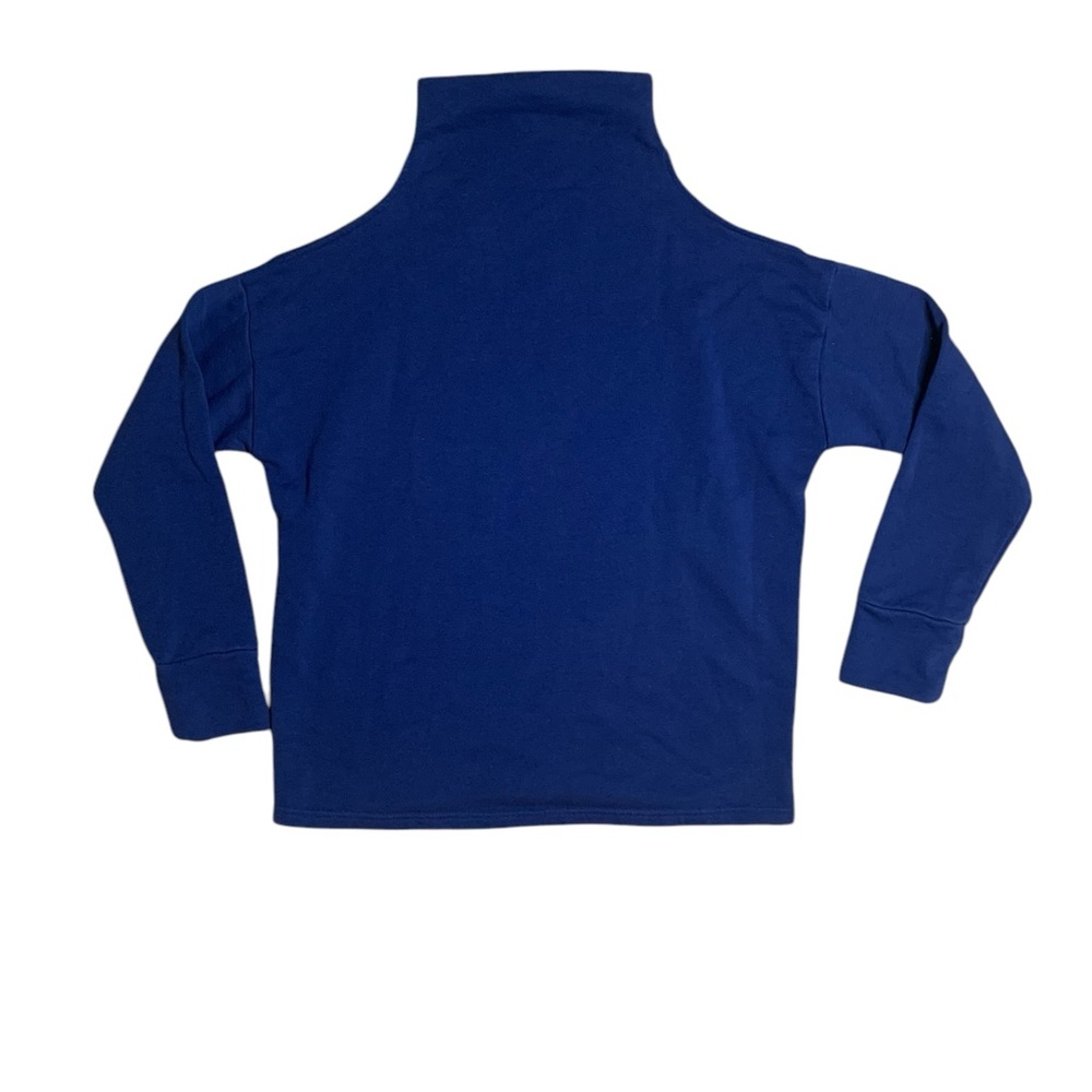 Varley Blue Cold Shoulder Pullover Sweatshirt Wom… - image 5